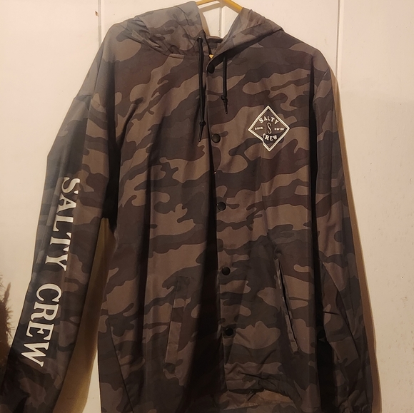 Salty crew waterproof windbreaker - Picture 1 of 2